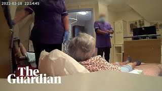 Hidden camera reveals abuse by care home staff of dementia patient Ann King [upl. by Nessah]