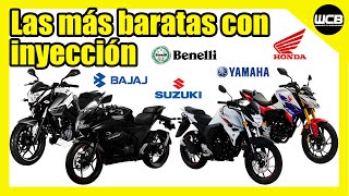 Las MEJORES MOTOCICLETAS con INYECCIÓN ELECTRÓNICA BARATAS [upl. by Yltnerb839]