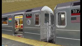 OpenBVE R62A 1 Train Arriving And Departing At 181st Street [upl. by Thurstan133]