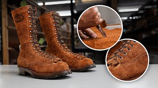 Building MASSIVE Custom Bison Boots  How Its Made [upl. by Kenn]