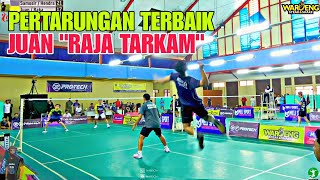 Bang SAMOSIR Jadi Ancaman RAJA TARKAM JUAN  Saling Serbu Smash di Tarung Bebas Badminton IBU KOTA [upl. by Abernon593]