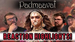 REACTION HIGHLIGHTS  Padmaavat  The Slice of Life Podcast [upl. by Astred49]