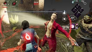 Trickster Moris Two Survivors In An Exit Gate  Dead by Daylight Mobile [upl. by Gruchot]