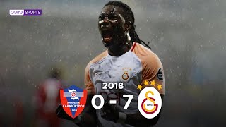 K Karabükspor 0  7 Galatasaray  Maç Özeti  201718 [upl. by Zerelda]