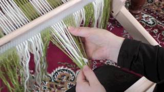 Simple Warping on the Rigid Heddle Loom with less back ground music [upl. by Yztim237]