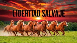 🐎💨 Libertad Salvaje La Épica Belleza de los Caballos 🌅 [upl. by Tterrag350]