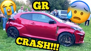 2021 MFN Car Show Meet CRASH TOYOTA YARIS GR BURNOUT LAUNCHES POPS amp BANGS SEPTEMBER PART 33 [upl. by Dachia]