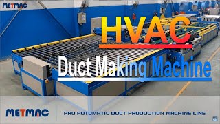 HVAC Air Duct Making Machine  Rectangular Duct Manufacture Line [upl. by Genna]