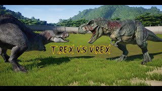 Trex 65 vs Vrex King Kong 2005 [upl. by Tilden]