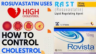 Rosuvastatin 10mg  Rovista and Rast  tablet uses in urdu and cholesterol treatment [upl. by China]