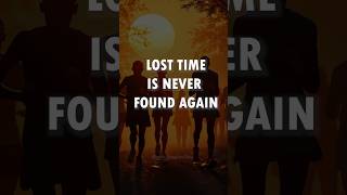 Lost time never found again motivation achievement attitude trending time inspiration [upl. by Corley]