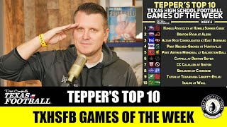 TFT Teppers Top 10 TXHSFB Games of the Week [upl. by Sperling]