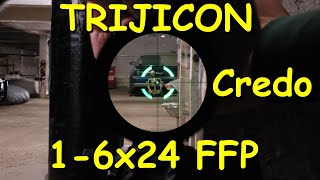 TRIJICON Credo 16x24 FFP Mrad Segmented Reticle  No Quite  RePew [upl. by Yanehs]