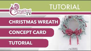 Carnation Crafts TV  Christmas Wreath Maker [upl. by Retha]