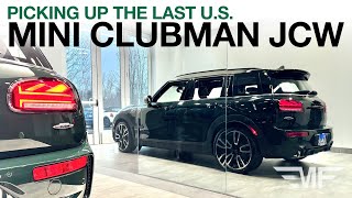 Taking Delivery of the Last MINI Clubman JCW in the US [upl. by Trevlac]