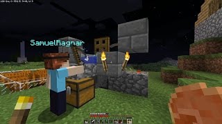 Bygger en fiskfarm  Minecraft Lets play 14 [upl. by Salzhauer]