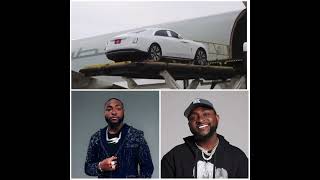 Davido ships his new Rolls Royce and Tesla Cybertruck to Nigeria shorts [upl. by Ynohtnacram733]