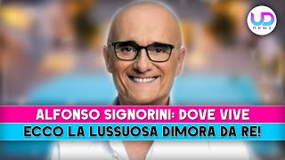 Alfonso Signorini Dove Vive Ecco La Dimora Da Re [upl. by Aenitsirhc512]