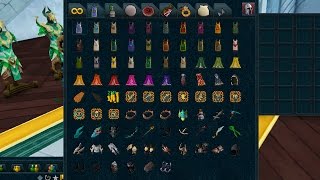 Runescape  My Bank after Maxing [upl. by Kizzie]