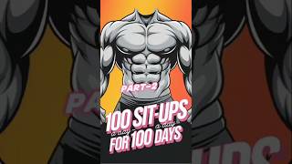 100 situps a day for 100 day part 2 health shorts shortvideo [upl. by Ammon814]