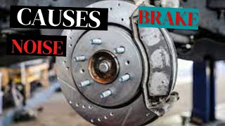 CAUSES OF BRAKE NOISE AFTER NEW PADS AND ROTORS [upl. by Aisercal]