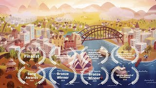 EPA Air Pollution Award winning 2D3D short animated film [upl. by Risley493]