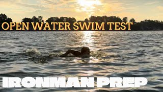 Open Water Swim Test 6Weeks Out  Ironman Prep  S1E33 [upl. by Alvina91]