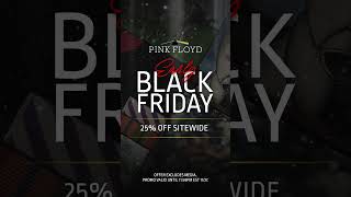 Shop early this Black Friday with 25 off sitewide 🎸✨ BlackFriday PinkFloyd HolidayDeals [upl. by Zina406]