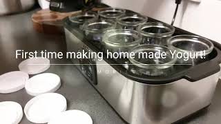 How I made my first home made Yoghurt Easy recipe and so delicious [upl. by Devland]