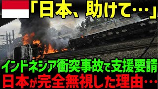 【海外の反応】遂に完成した中国製のインドネシア鉄道で衝突事故が発生。日本に支援要請するも完全無視された衝撃の理由・・・ [upl. by Bopp]