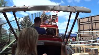 Goofys Barnstormer Roller Coaster Backseat POV Walt Disney World Magic Kingdom [upl. by Kipp776]