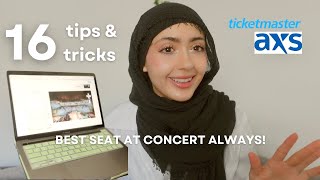 ultimate GUIDE on how to SUCCESSFULLY buy tickets on TICKETMASTER amp AXS presale floor tipshacks [upl. by Casar829]