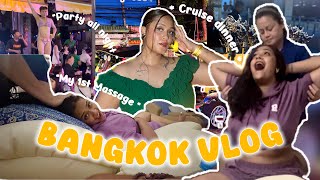 1st time in Bangkok 🇹🇭‼️  Crazy Massage  Partied all night  Cruise 🚢 Dinner 🍽️  thailand [upl. by Yves161]