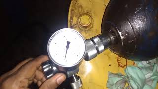 How to Charge the Hydraulic Accumulator with Nitrogen Gas cylinder Practical explanation in Tamil [upl. by Eanerb328]