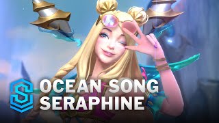 Ocean Song Seraphine Wild Rift Skin Spotlight [upl. by Shaum]