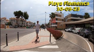 Playa Flamenca Costa Blanca Spain Midday Walking Tour from Flamenca Village to the Beach 🏖️ 🇪🇸 [upl. by Netti]