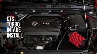 CTS Turbo Intake Install  Mk6 VW Jetta EA888 Gen 3 Engine [upl. by Wareing]