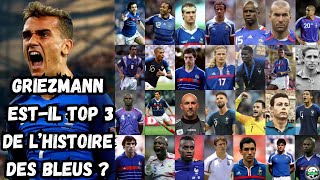 Antoine Griezmann estil top 3 de lhistoire des Bleus [upl. by Geraldina]