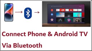 How to Connect Phone And Android TV Via Bluetooth [upl. by Crain]