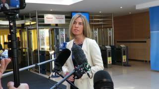 Mogherini “Brexit Limitato l’impegno di Londra nella sicurezza” [upl. by Eimmit300]