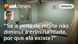 EUA executam homem por asfixia Pena de morte existe só como vingança é um atraso diz Tales [upl. by Zulch]