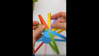 ¡DIY FÁCIL Cómo hacer un juguete de papel para niños shorts [upl. by Tamara454]