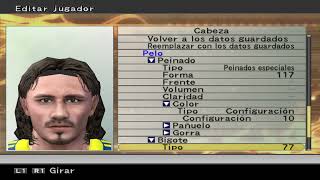 Edinson Cavani Face PES 6 con Editor interno [upl. by Adnov66]