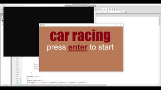 sfml project  car racing game in csfml  source code [upl. by Anaibaf]