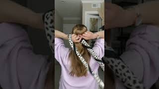 EASY HEAD SCARF HAIRSTYLE [upl. by Nigrom]