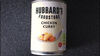 Hubbards CHICKEN CURRY  £149  Sainsburys  Canned Curry Review [upl. by Eiramaneet]