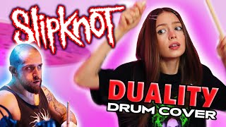 Slipknot  Duality  Drum Cover by Kristina Rybalchenko [upl. by Darrey]