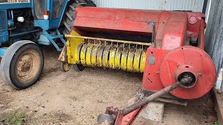 New Holland 68 Baler has been sold vintage ploughs and more for sale too [upl. by Anilas]