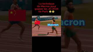 Comment Macron compte gagner les JO2024 de Paris 😂🤣 fyp france humour macron paris2024 jo [upl. by Voe]