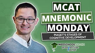 Piagets Stages of Cognitive Development  MCAT Mnemonic Ep 24 [upl. by Ahiel]